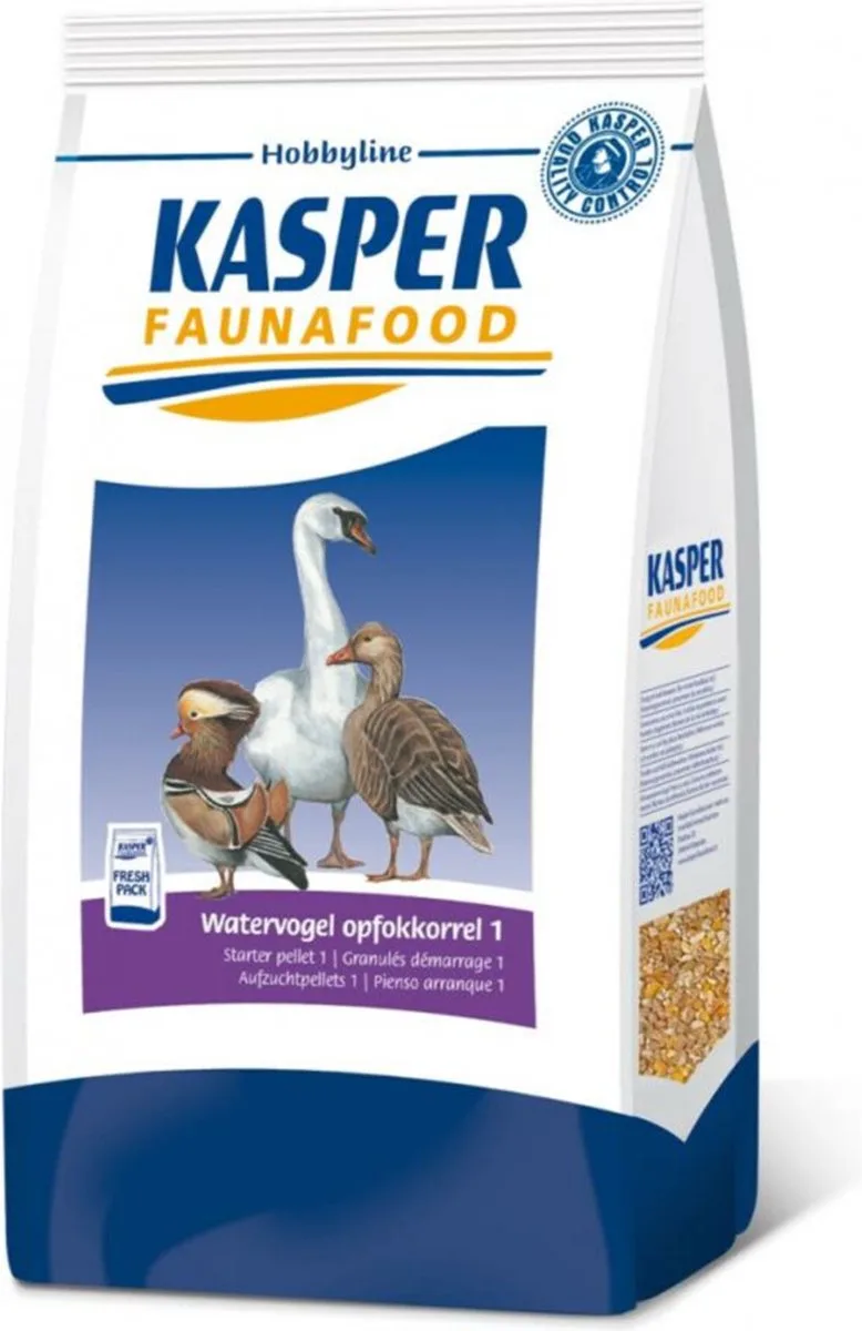 Watervogel Opfokkorrel 1 - 3 x 4 kg - Voordeelverpakking van Kasper Faunafood – productfoto