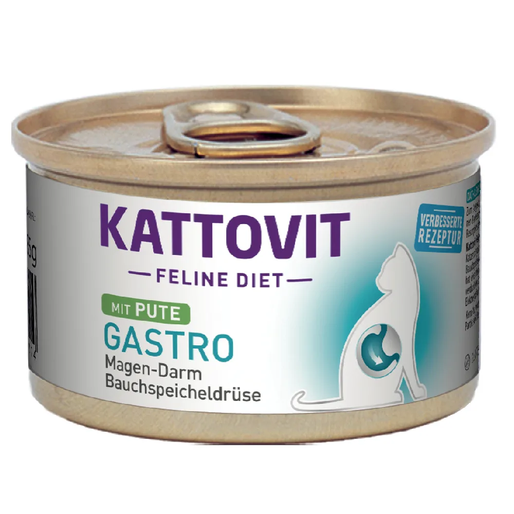 12x85g Gastro Kalkoen Kattovit Kattenvoer by Kattovit – product photo