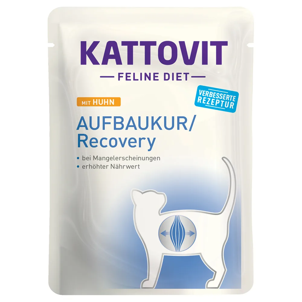 24x85g Opbouwkuur Kip Kattovit Kattenvoer nat by Kattovit – product photo
