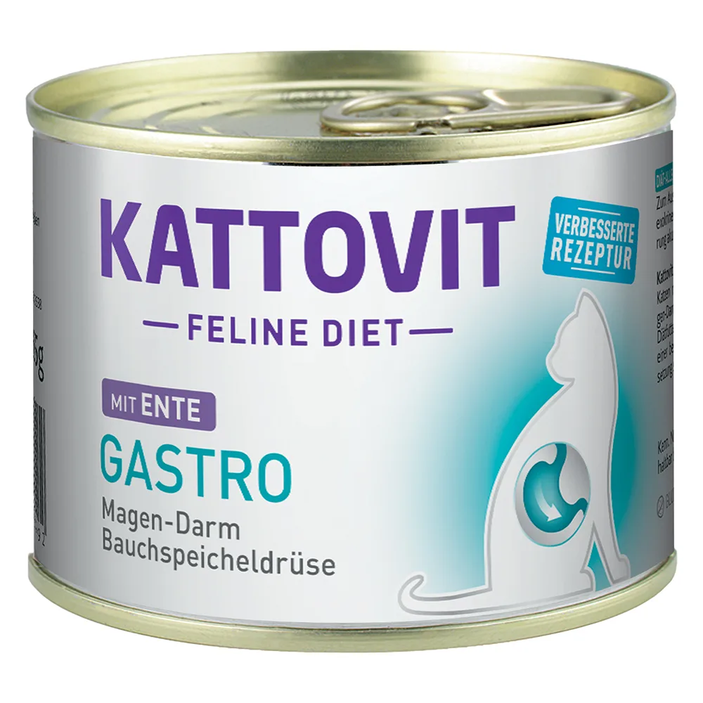 6x185g Gastro Eend Kattovit Kattenvoer by Kattovit – product photo
