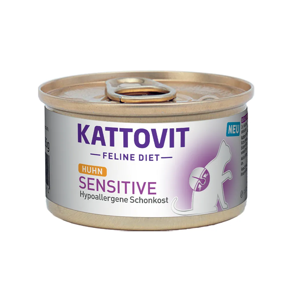 6x85g Sensitive Kip Kattovit Kattenvoer van Kattovit – productfoto