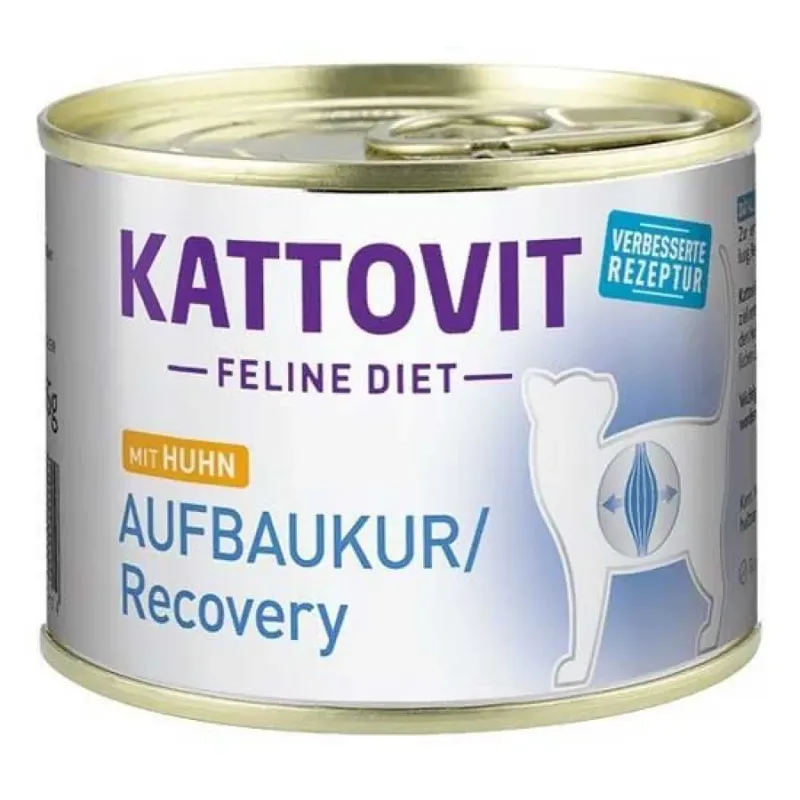 Nourriture Humide Pour Chats Feline Diet Aufbaukur Recovery 185g de Kattovit – photo produit