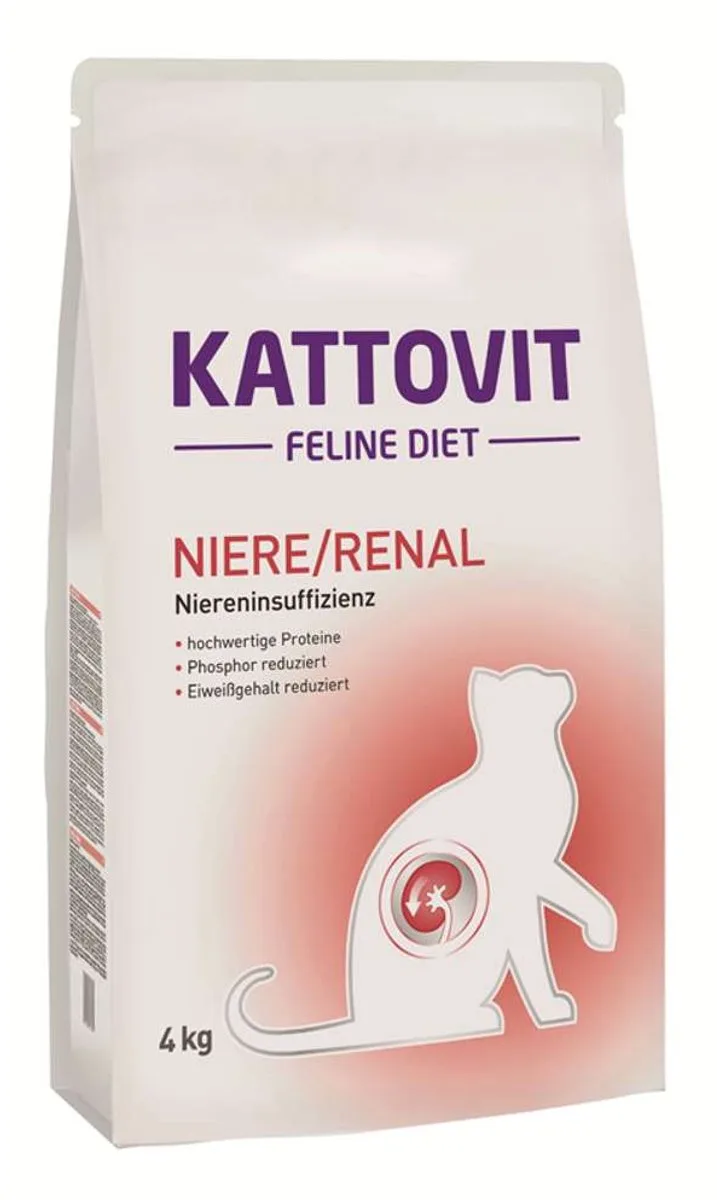 Feline Diet - Droogvoer voor Katten - 4kg - Nierproblemen - Droogvoer fra Kattovit – produktbillede