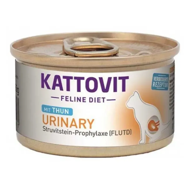 Aliment Humide Pour Chats Avec Problèmes Urinaires 85g de Kattovit – photo produit
