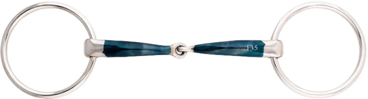2 ring paardenbit Kavalkade Bradoon Ergonomic van Kavalkade in Blauw – productfoto