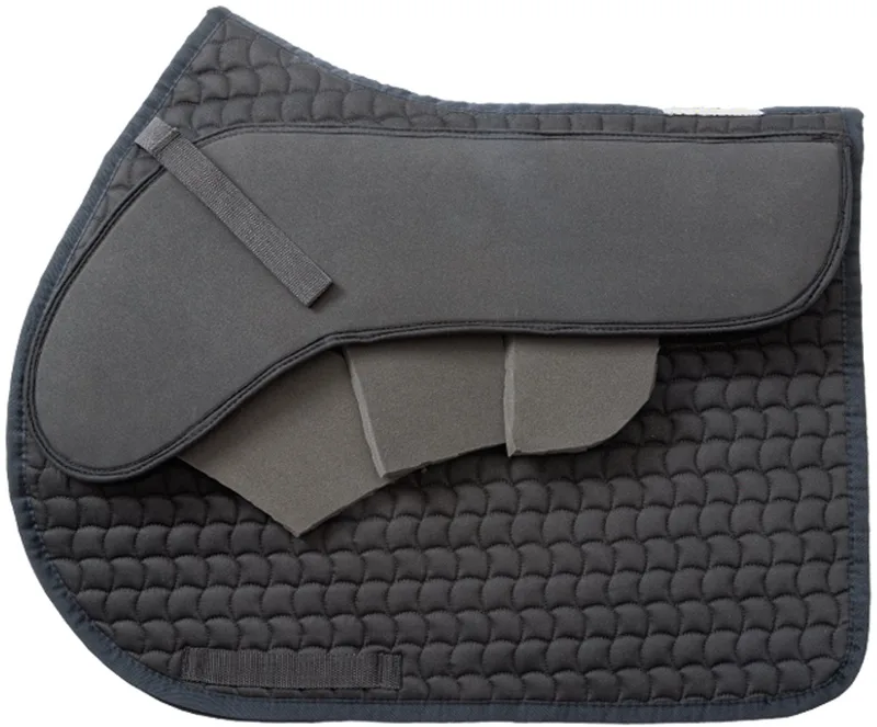 Antislip zadeldek voor paarden Kavalkade KavalTop-Vario Shape by Kavalkade in Black – product photo