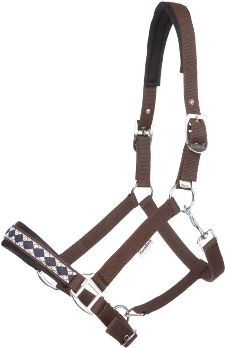 Halster voor paarden Kavalkade Perlon Classic von Kavalkade in Braun – Produktfoto