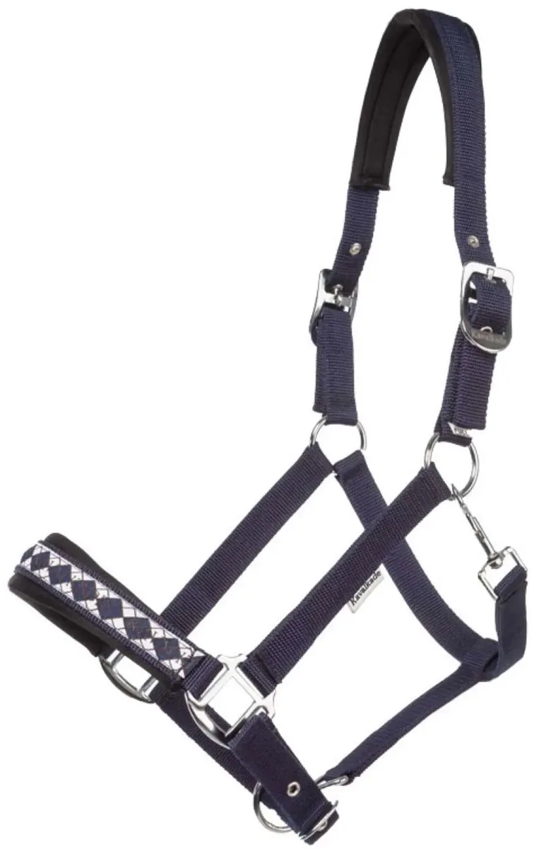 Halster voor paarden Kavalkade Perlon Classic by Kavalkade in Marine – product photo