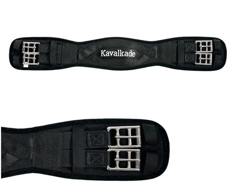Korte elastische paarden singel Kavalkade Klimatex by Kavalkade in Black – product photo