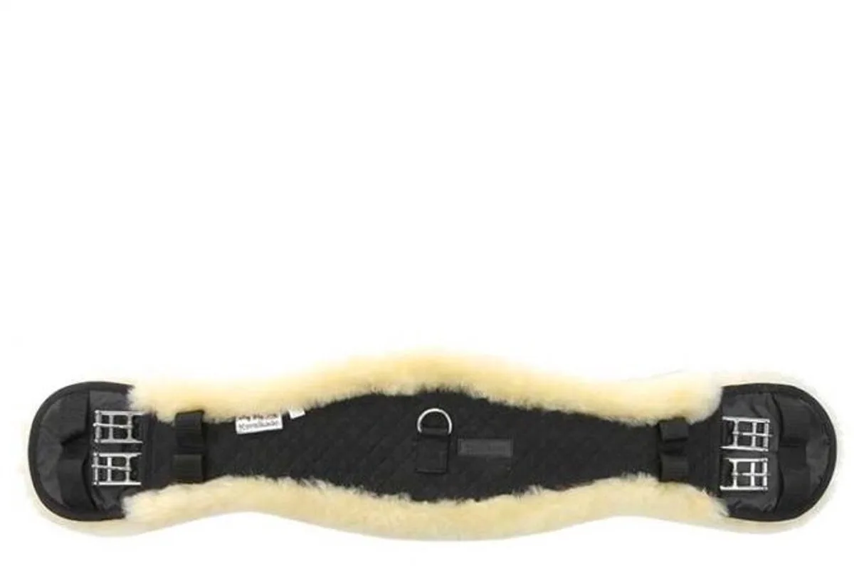 Korte paardensingel met lamsvel Kavalkade Comfort de Kavalkade en Noir – photo produit