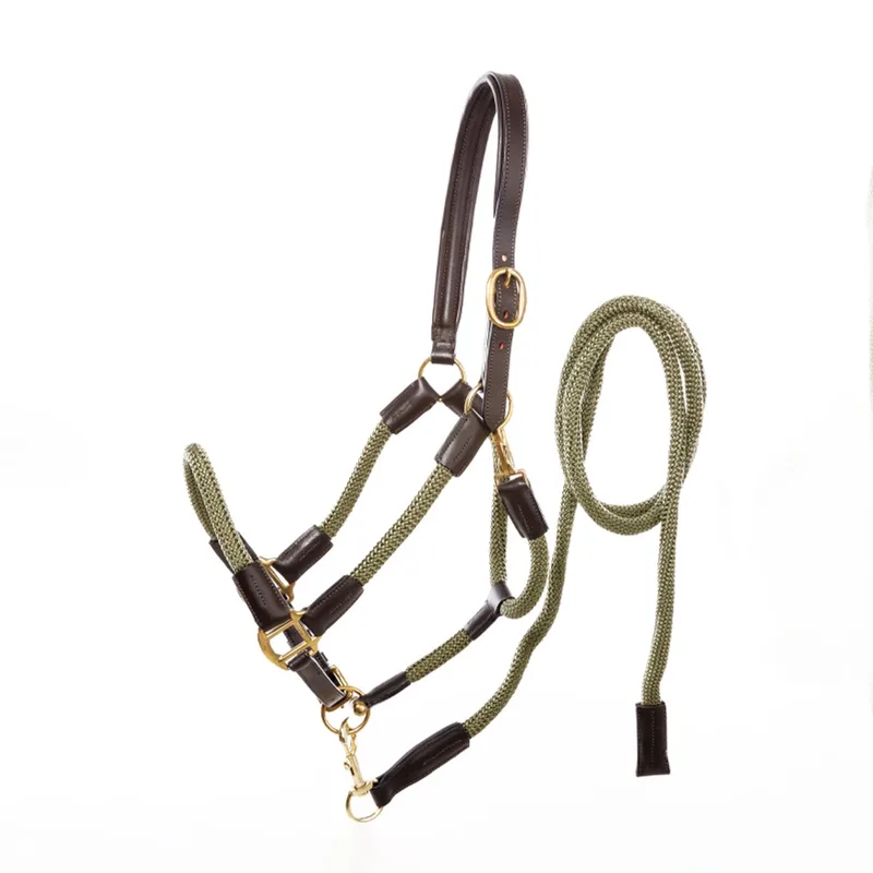 Leren halster met touw Kavalkade Cavo von Kavalkade in Braun – Produktfoto