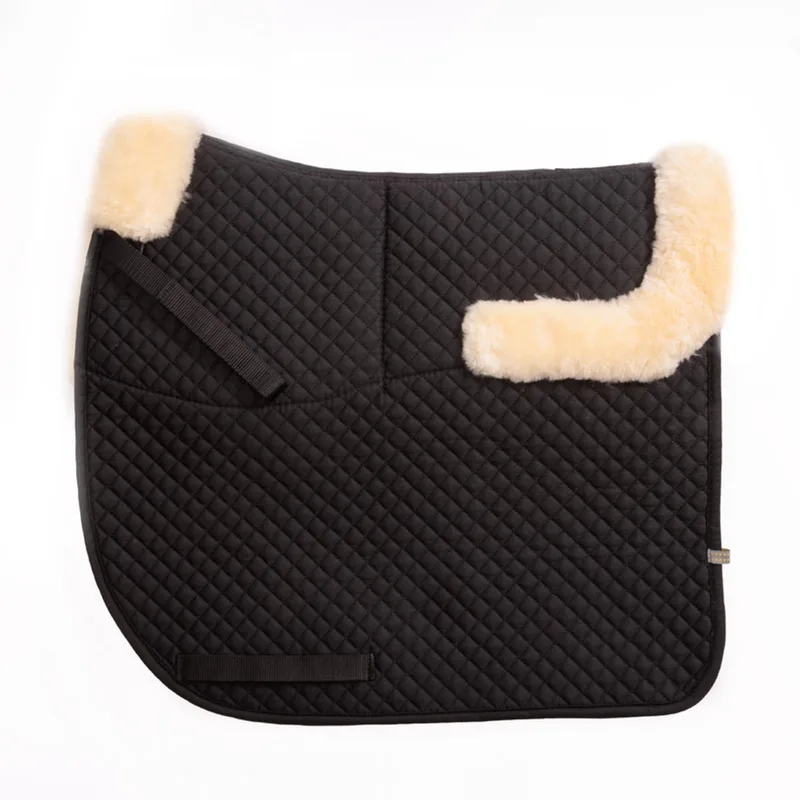 Leren zadeldek voor paard Kavalkade by Kavalkade in Black – product photo