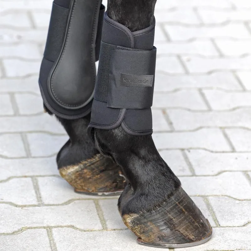 Peesbeschermers Softy Voorbeen-Zwart-M de Kavalkade en Noir – photo produit