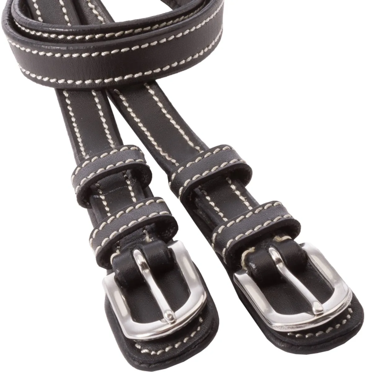 Spoorriempjes met Contrasterende Stiksels de Kavalkade en Noir – photo produit