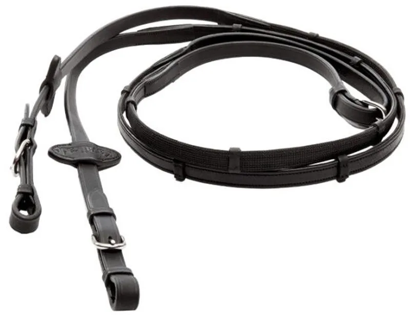 Teugels voor paarden Kavalkade Softgrip by Kavalkade in Black – product photo