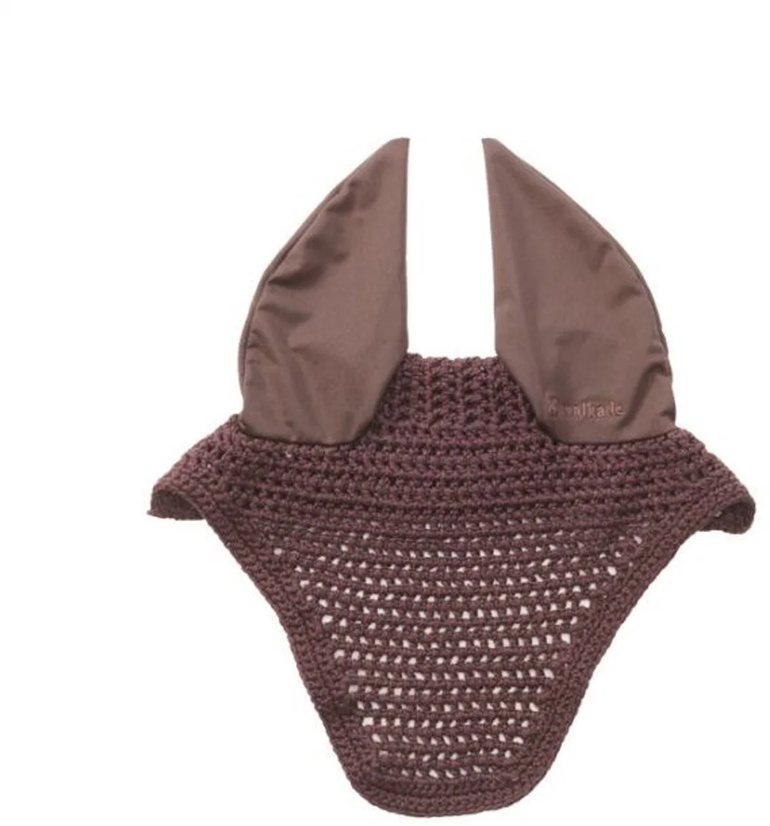 Vliegenmuts met elastische oorbescherming Kavalkade Easy de Kavalkade en Marron – photo produit
