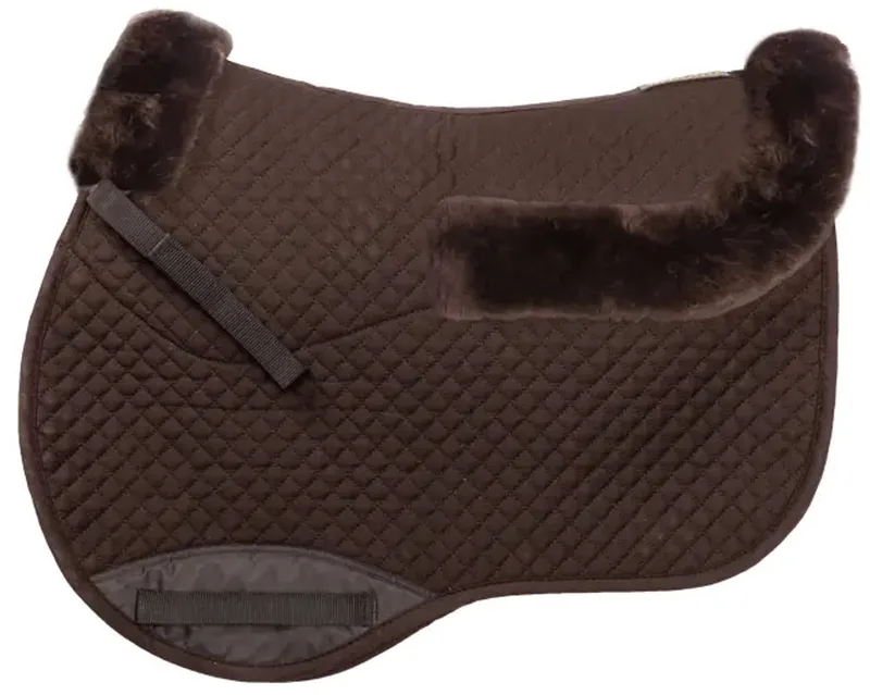 Zadeldek voor paard van schapenleer Kavalkade by Kavalkade in Brown – product photo