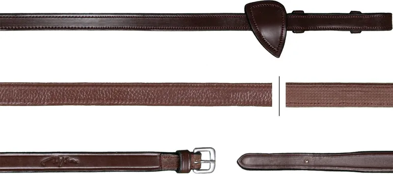 1/2 Hunter Teugels Pony de Kentucky Horsewear en Marron – photo produit