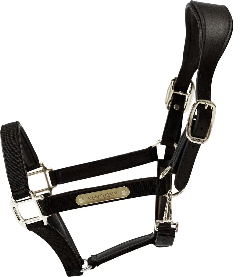 Anatomisch Halster - Nylon - Maat Full de Kentucky Horsewear en Noir – photo produit