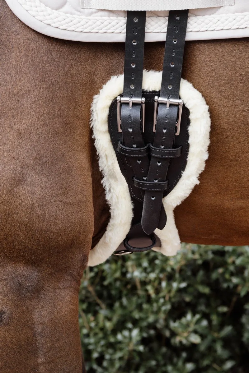Anatomische Korte Singel wol/bont 60 cm de Kentucky Horsewear en Noir – photo produit