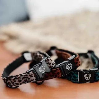 Dogwear Hondenhalsband Luipaardprint - S - 28-40cm de Kentucky Horsewear en Gris – photo produit 2 sur 4