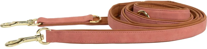 Dogwear - Hondenriem - Vegan Leder Peach Brown - 250cm de Kentucky Horsewear en Perzik – photo produit