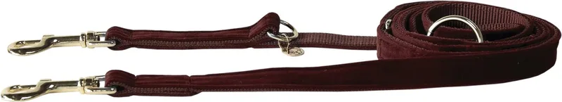 Dogwear - Hondenriem - Velvet - 200cm by Kentucky Horsewear in Bordeaux – product photo