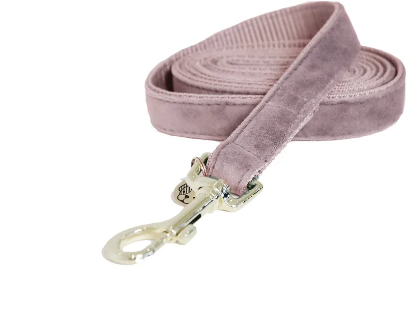 Dogwear - Hondenriem - Velvet Licht - 120cm by Kentucky Horsewear in Pink – product photo