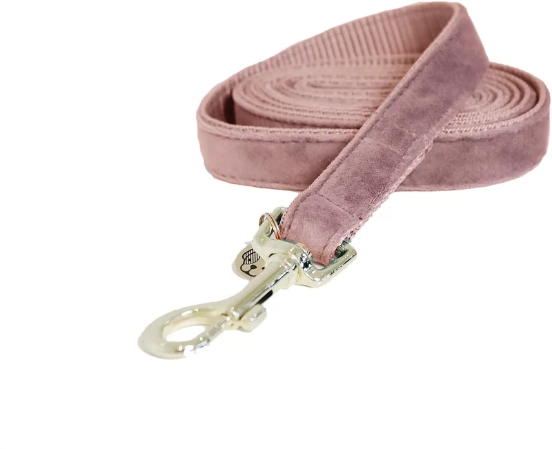 Dogwear - Hondenriem - Velvet Oud Roze - 120cm by Kentucky Horsewear in Oudroze – product photo