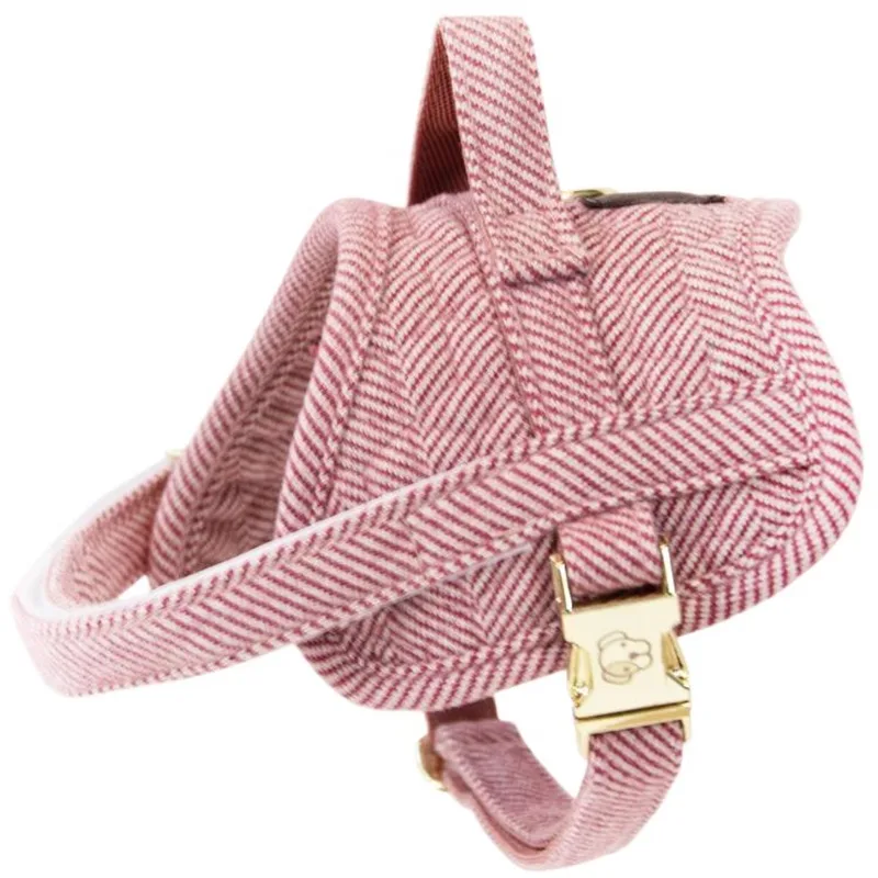 Dogwear - Safe Body Hondentuig - Wol - Licht Roze - Maat M - 58-67cm by Kentucky Horsewear in Lichtroze – product photo