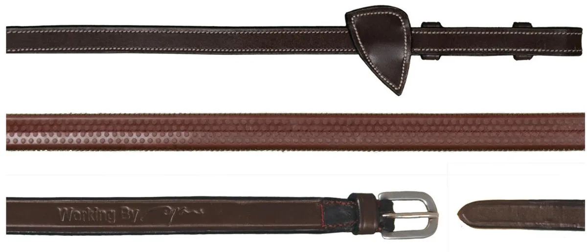 Dy'on - 1/2 Rubberteugels de Kentucky Horsewear en Marron – photo produit