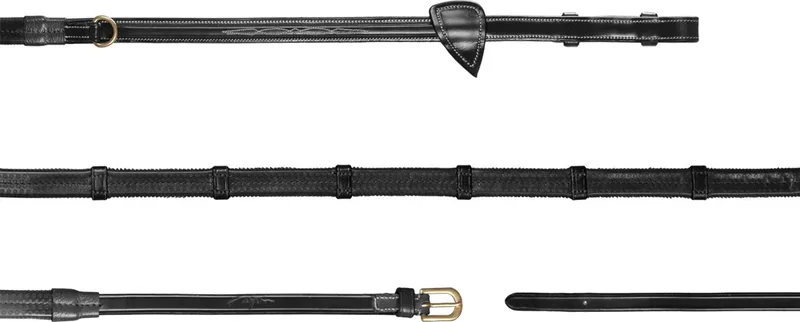 Dy'on - Howlett Teugels 1/2 Full de Kentucky Horsewear en Noir – photo produit