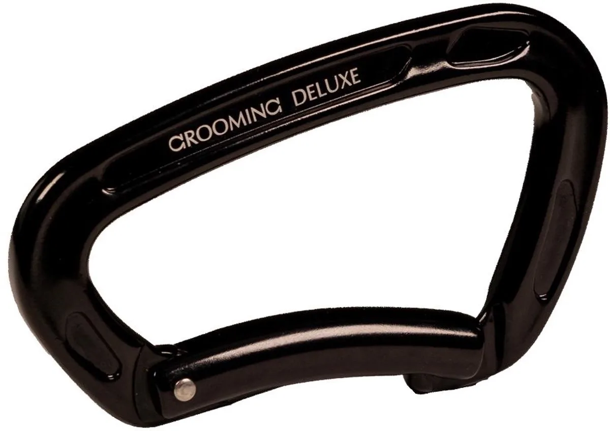 Grooming Deluxe - Aluminium veiligheidssluiting van Kentucky Horsewear in Zwart – productfoto