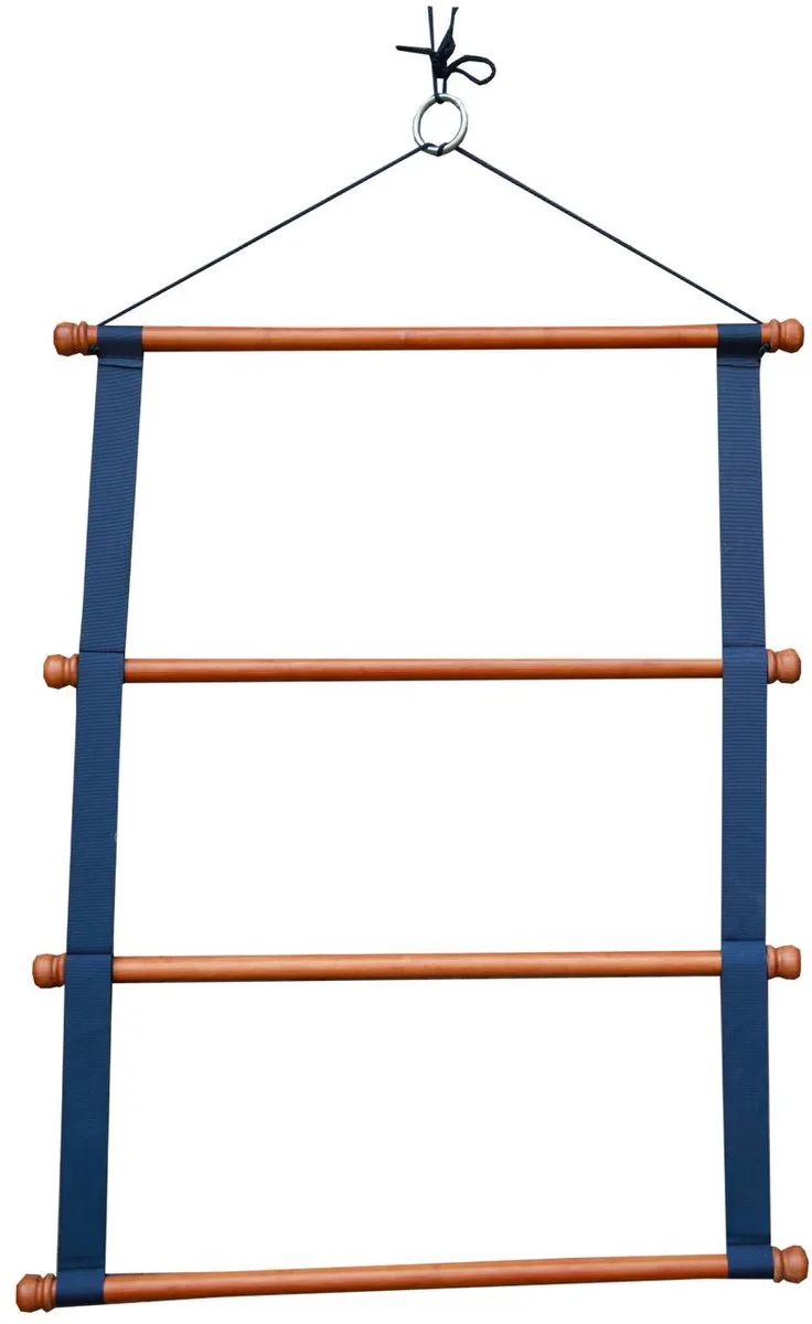 Grooming Deluxe - Grooming Deluxe Zadeldek en dekenrek Luxe - maat One size - navy/brown by Kentucky Horsewear in Brown – product photo