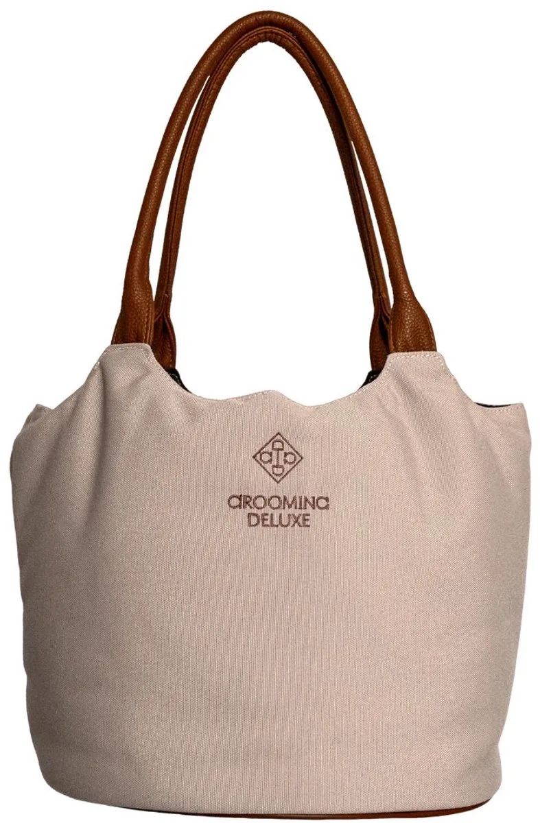 Grooming Deluxe - Grooming tas canvas de Kentucky Horsewear en Beige – photo produit