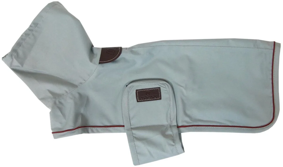 Hondendeken - Regenbestendig - 0gr Lichtblauw - Maat XXS van Kentucky Horsewear in Dusty Blauw – productfoto