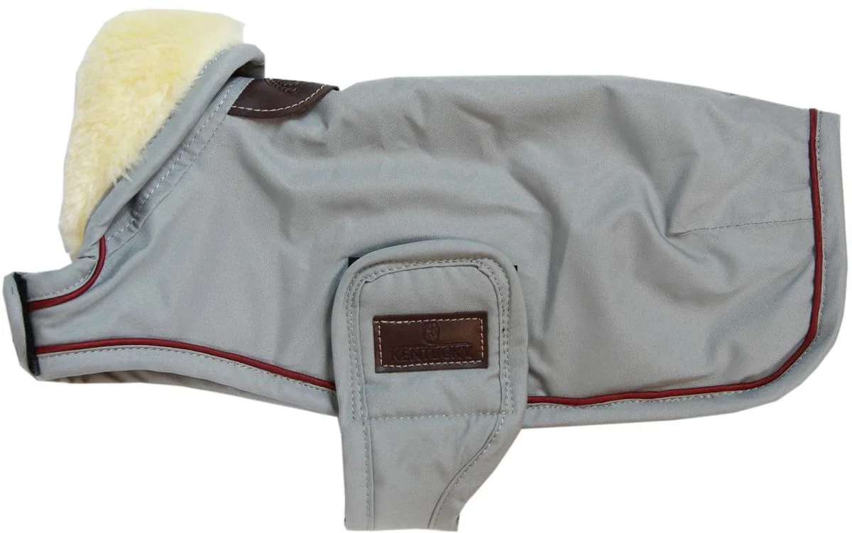 hundefrakke, vandtæt mørkeblå, S/M, 39-43cm fra Kentucky Horsewear i Dusty Blauw – produktbillede