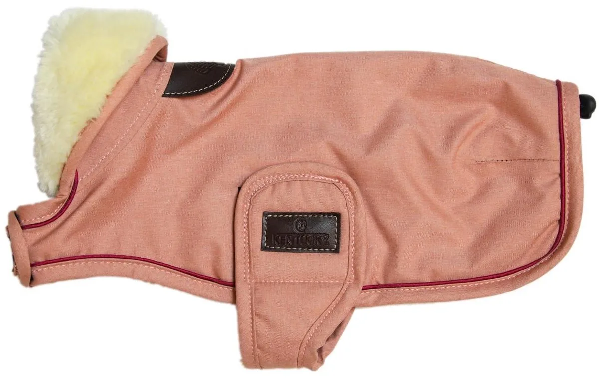 Hondenjas - Waterdicht - S - 34-38cm von Kentucky Horsewear in Koraal – Produktfoto