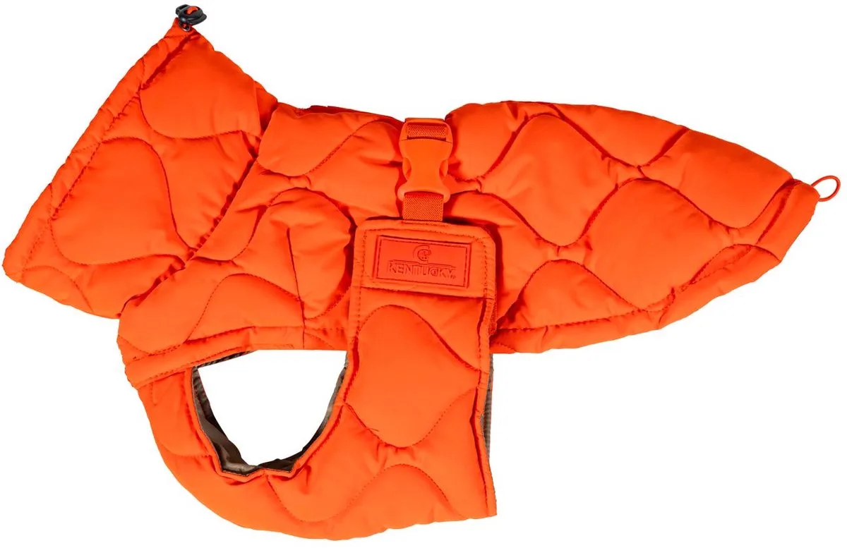 hundjacka vinter Pina orange 160g L/XL 56-63cm från Kentucky Horsewear i Orange – produktbild