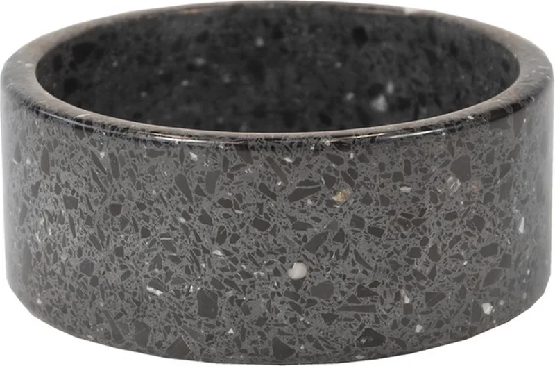 Hondenvoerbak Kentucky Terrazzo Stone Zwart fra Kentucky Horsewear – produktbillede