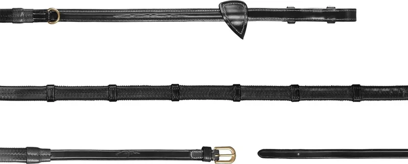 Howlett Teugels 1/2 Cob de Kentucky Horsewear en Noir – photo produit