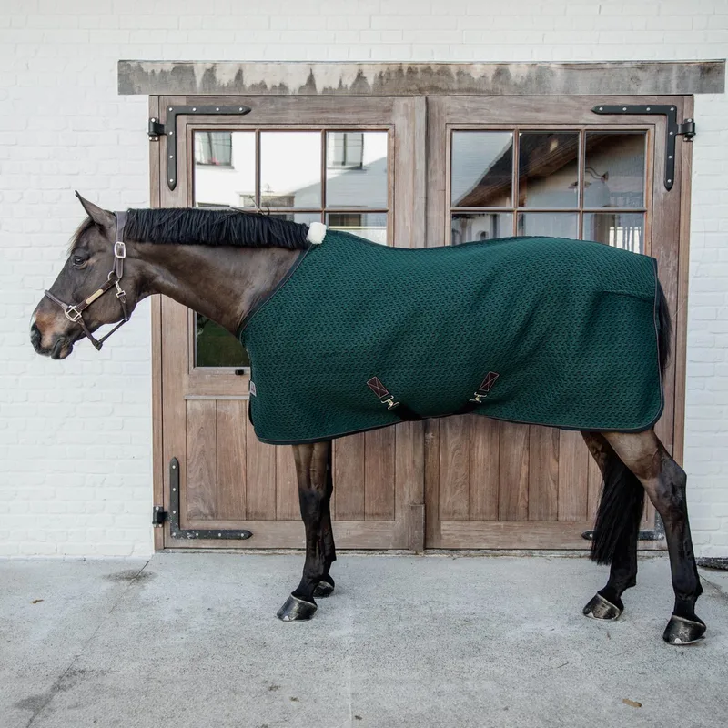 Kentucky Horsewear Zweetdeken 4D Spacer - Green - Maat 165/220/7.3 by Kentucky Horsewear in Dennengroen – product photo