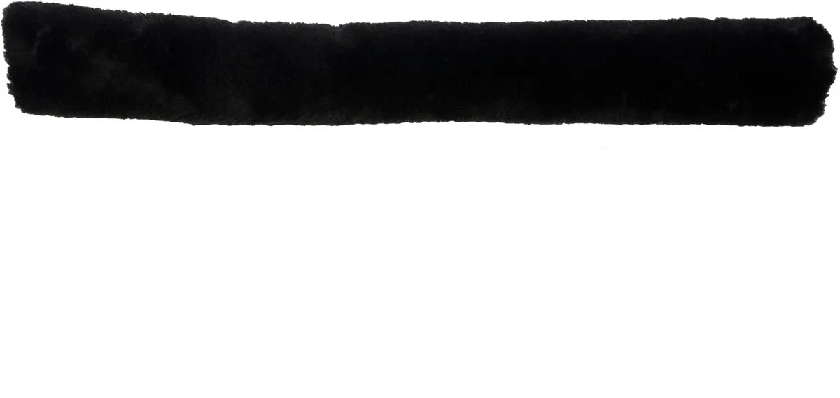 Martingaal Cover Bont Black von Kentucky Horsewear in Schwarz – Produktfoto