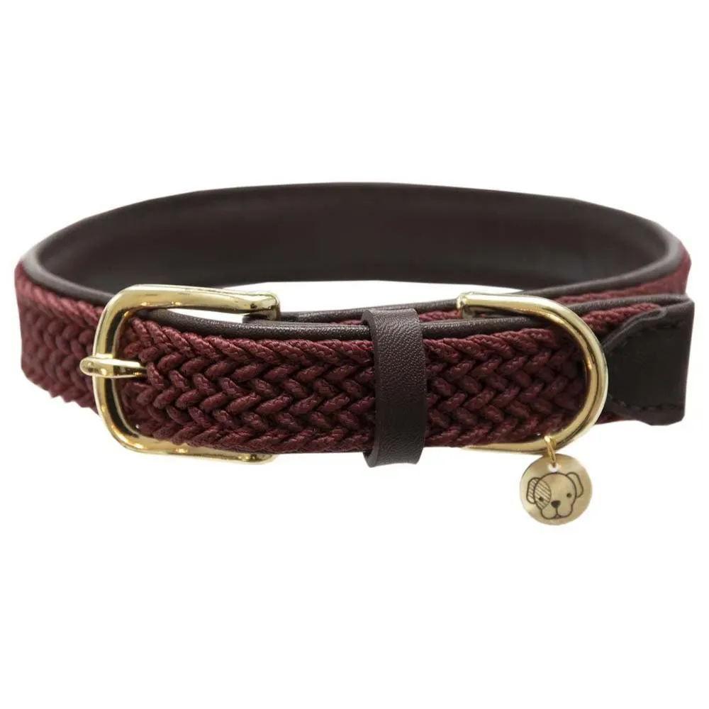 Nylon Plaited Hondenhalsband fra Kentucky Horsewear – produktbillede