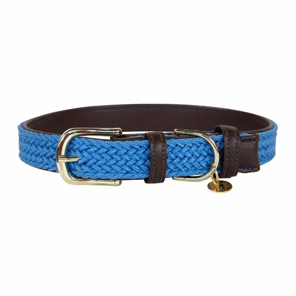 Nylon Plaited Hondenhalsband fra Kentucky Horsewear – produktbillede