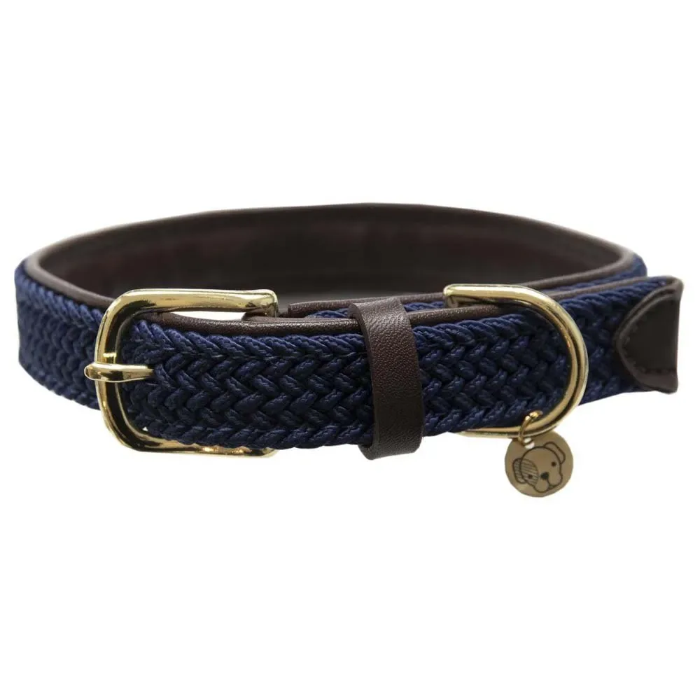 Nylon Plaited Hondenhalsband fra Kentucky Horsewear – produktbillede