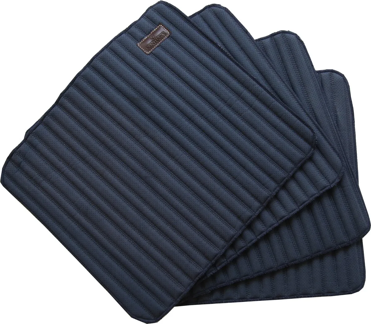 Onderbandages - Set van 4 - Maat 45 x 30 de Kentucky Horsewear en Marineblauw – photo produit