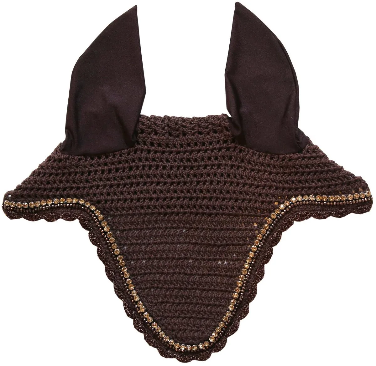 Oornetje lang stone & pearl bruin de Kentucky Horsewear – photo produit