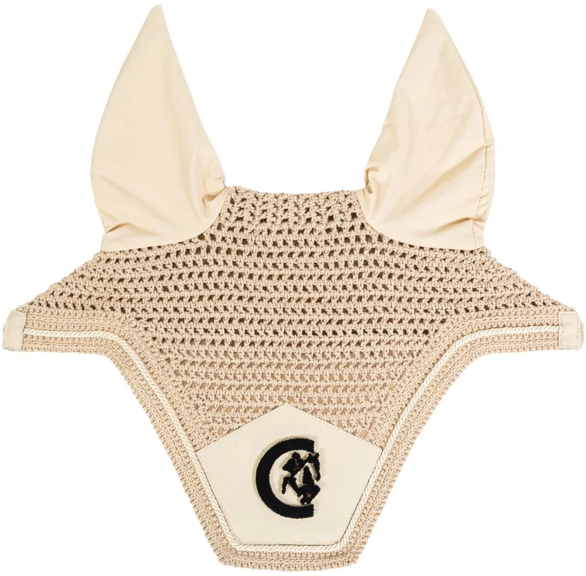 Oornetje Wellington 3D Logo beige Full by Kentucky Horsewear – product photo