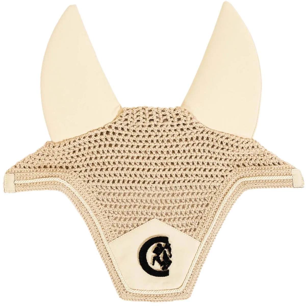Oornetje Wellington 3D Logo soundless beige Full de Kentucky Horsewear – photo produit